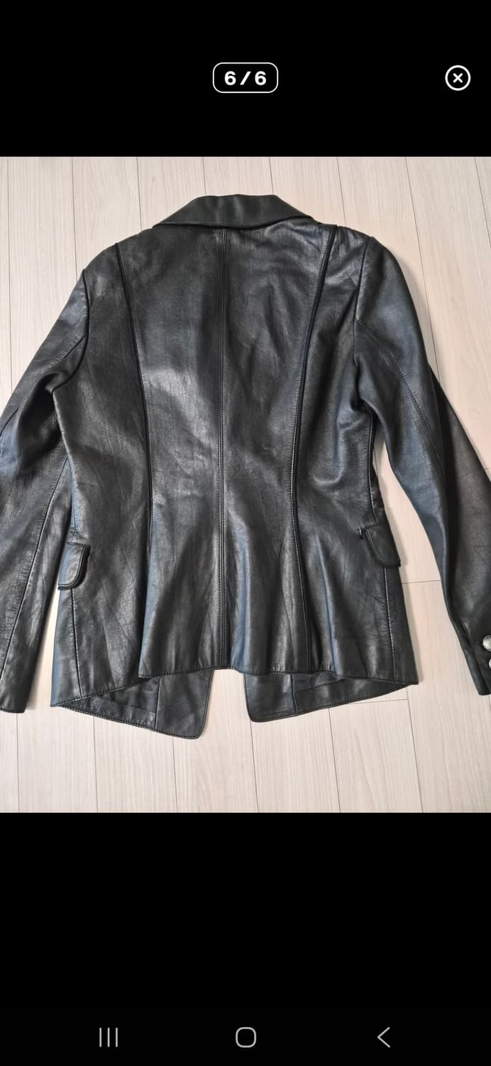 우영미 가죽자켓 상품이미지1