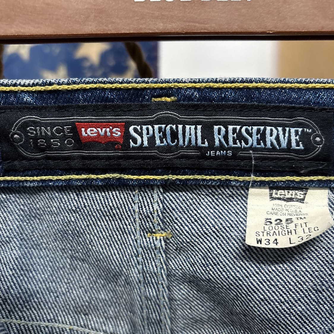 90s 리바이스 스페셜리저브 라인 525 미국생산 루즈핏 데님팬츠 상품이미지7