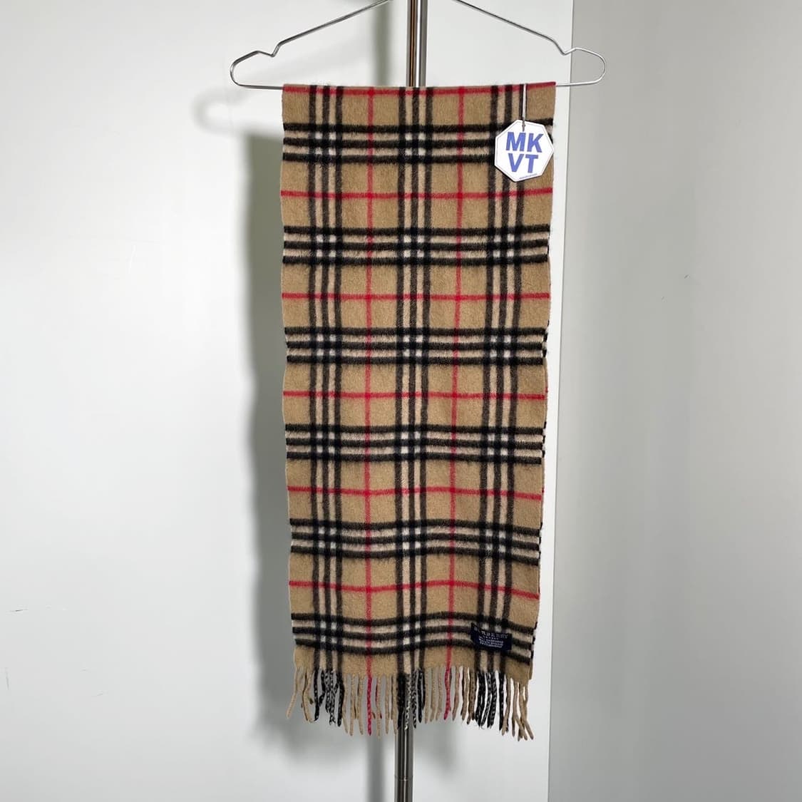 버버리 100% 캐시미어 노바체크 머플러 상품이미지2