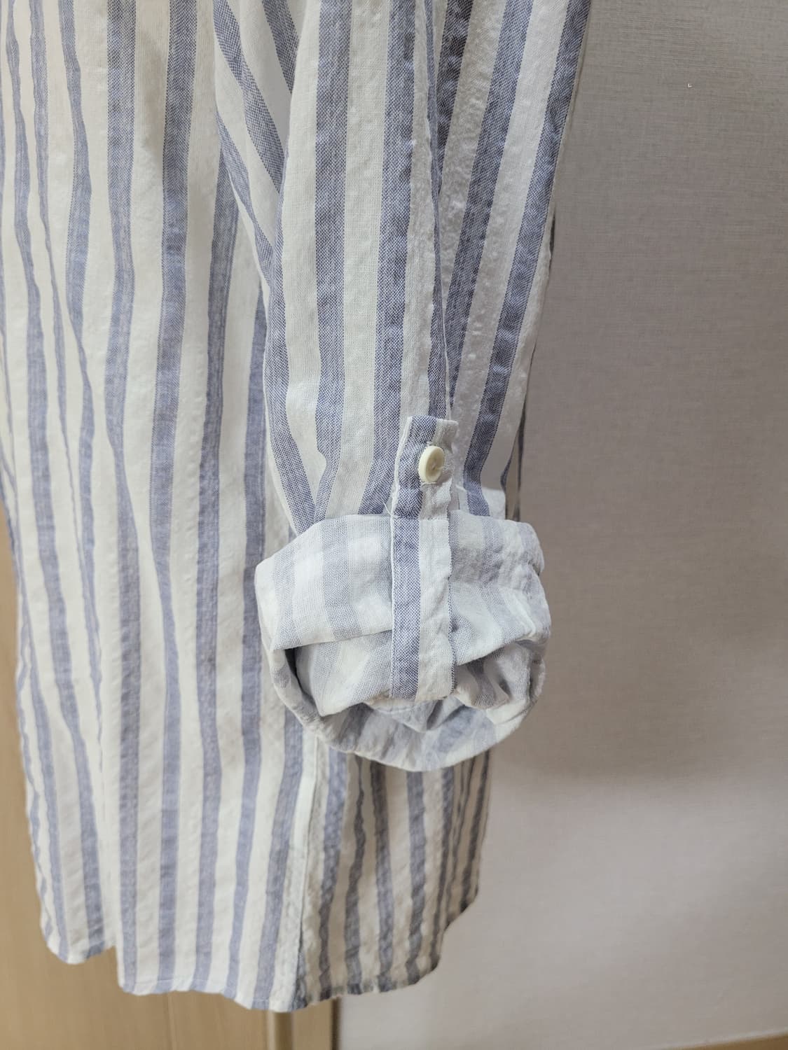 잭앤질 Jack&Jill 남자 스트라이프 셔츠 100 스카이블루 상품이미지6