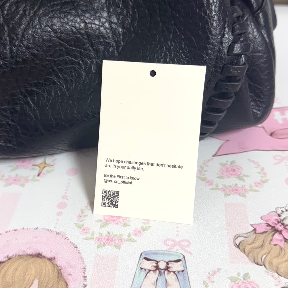 애즈온 보니타 미니백 블랙 상품이미지3