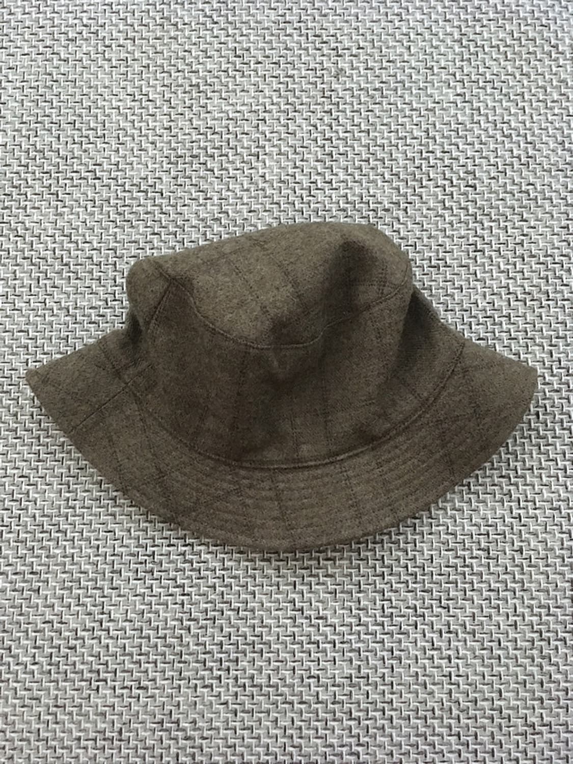 Plaid check wool bucket hats 상품이미지1