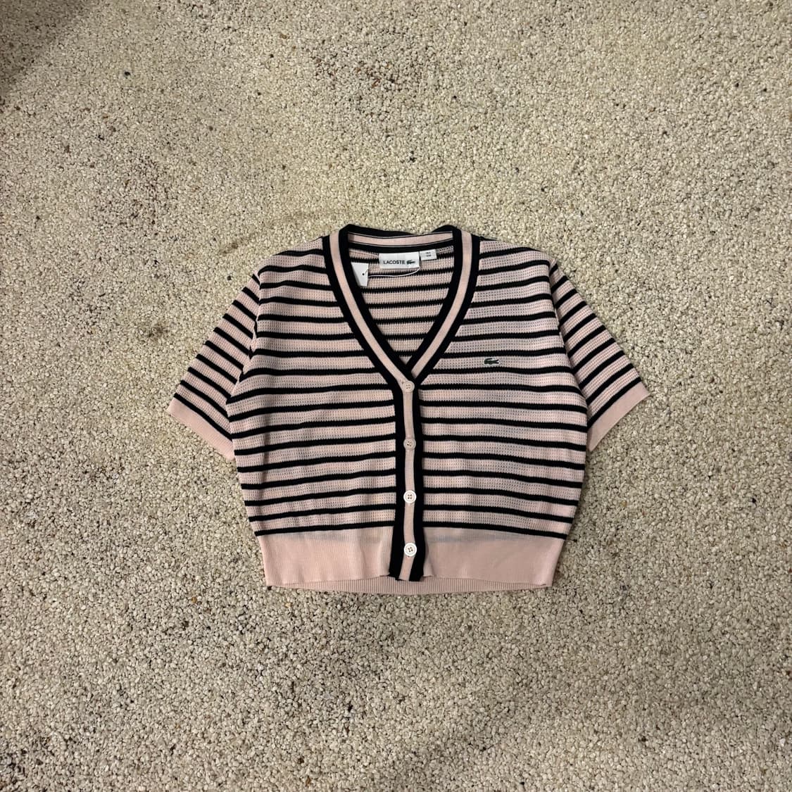 라코스테 반팔 가디건 ☆228 상품이미지1