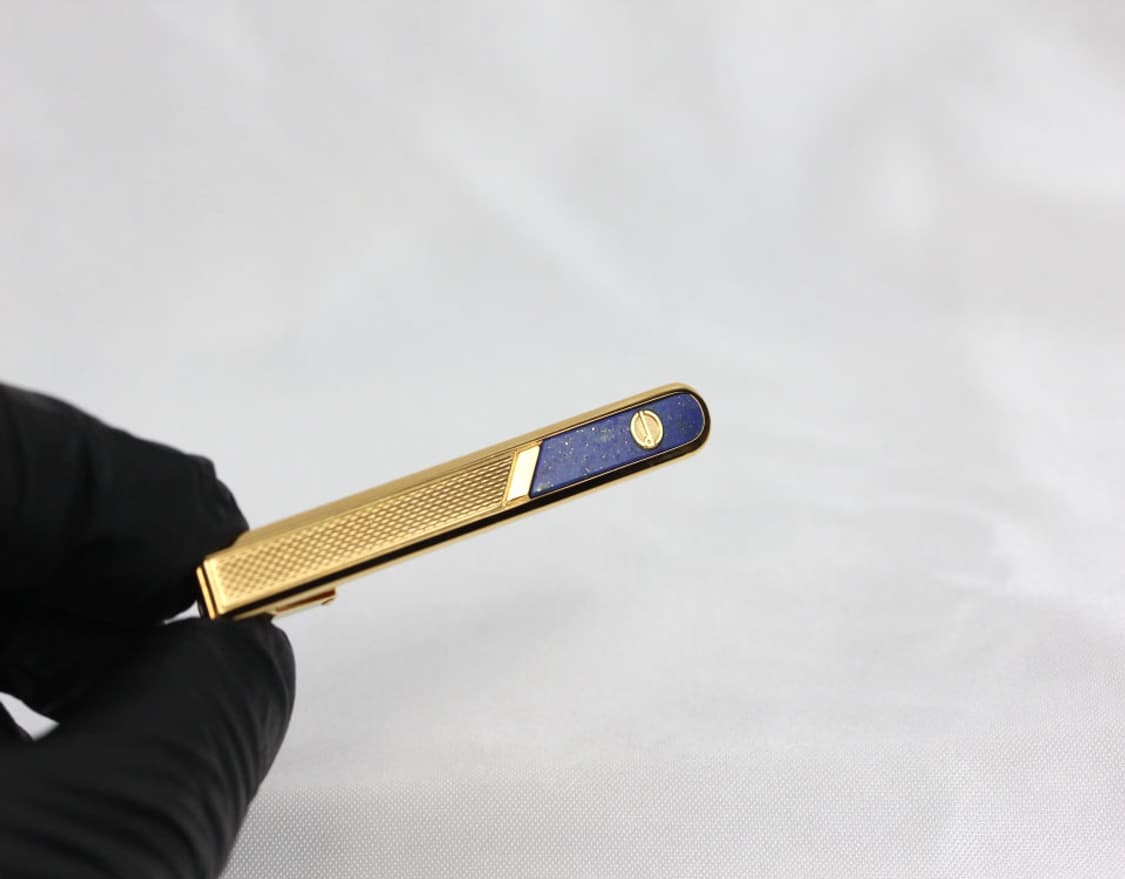 던힐 A등급 6cm 라피스 원석 남자 명품 넥타이핀 빈티지 상품이미지5