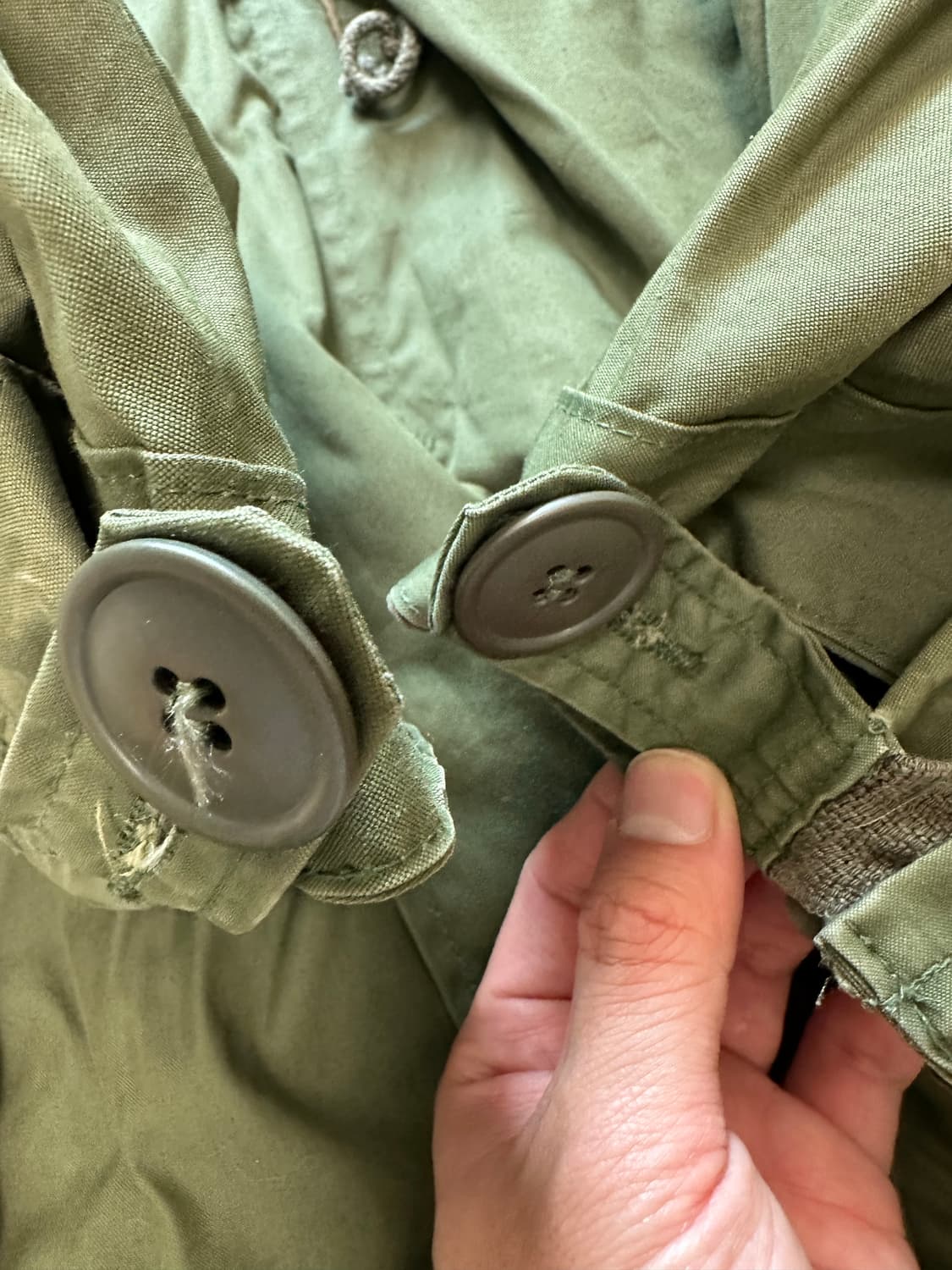 미군 오리지널 피쉬테일 xs 사이즈 A급 상품이미지5