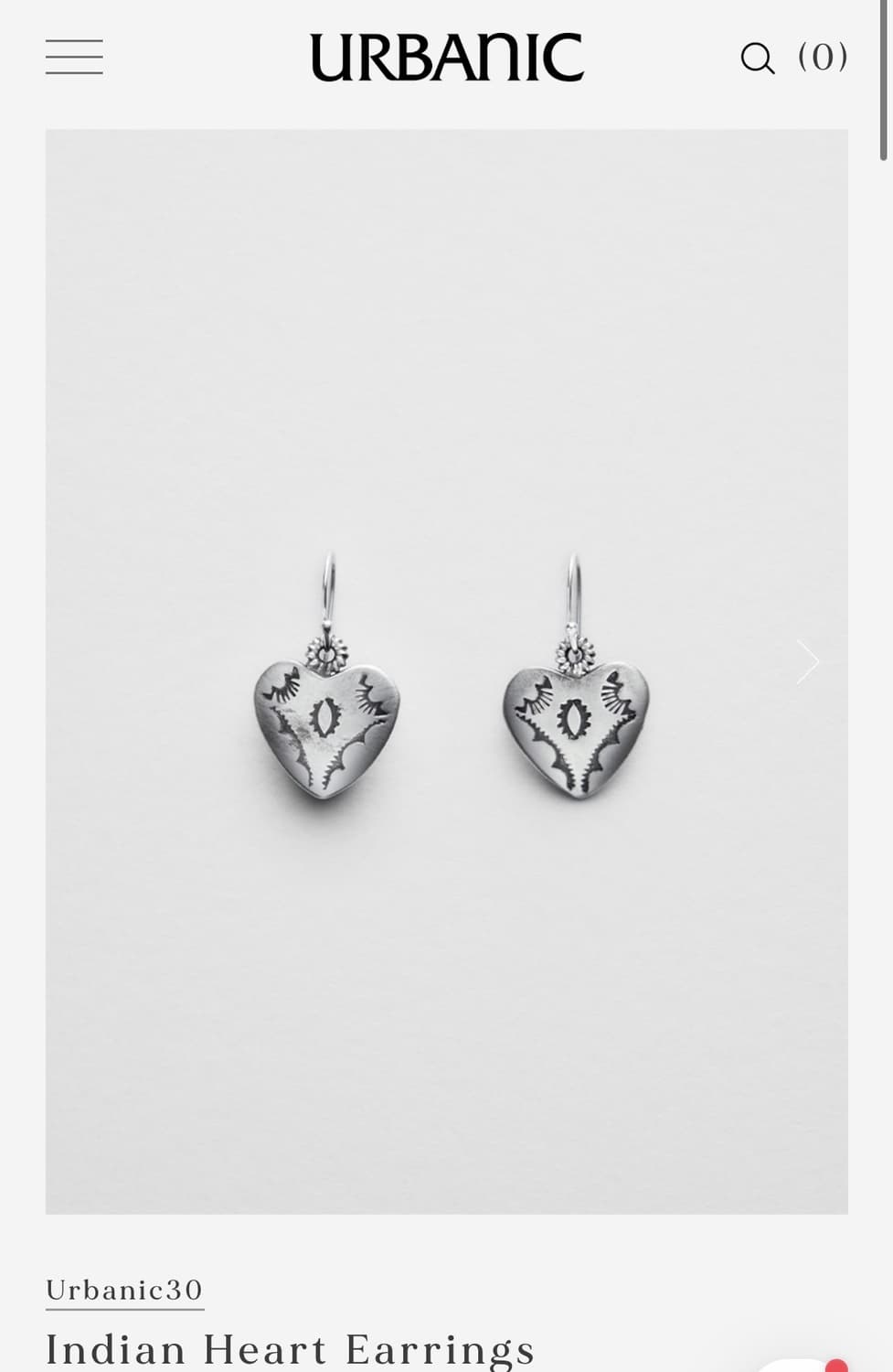 얼바닉30 인디안 하트 이어링 한쪽 구해요  상품이미지1