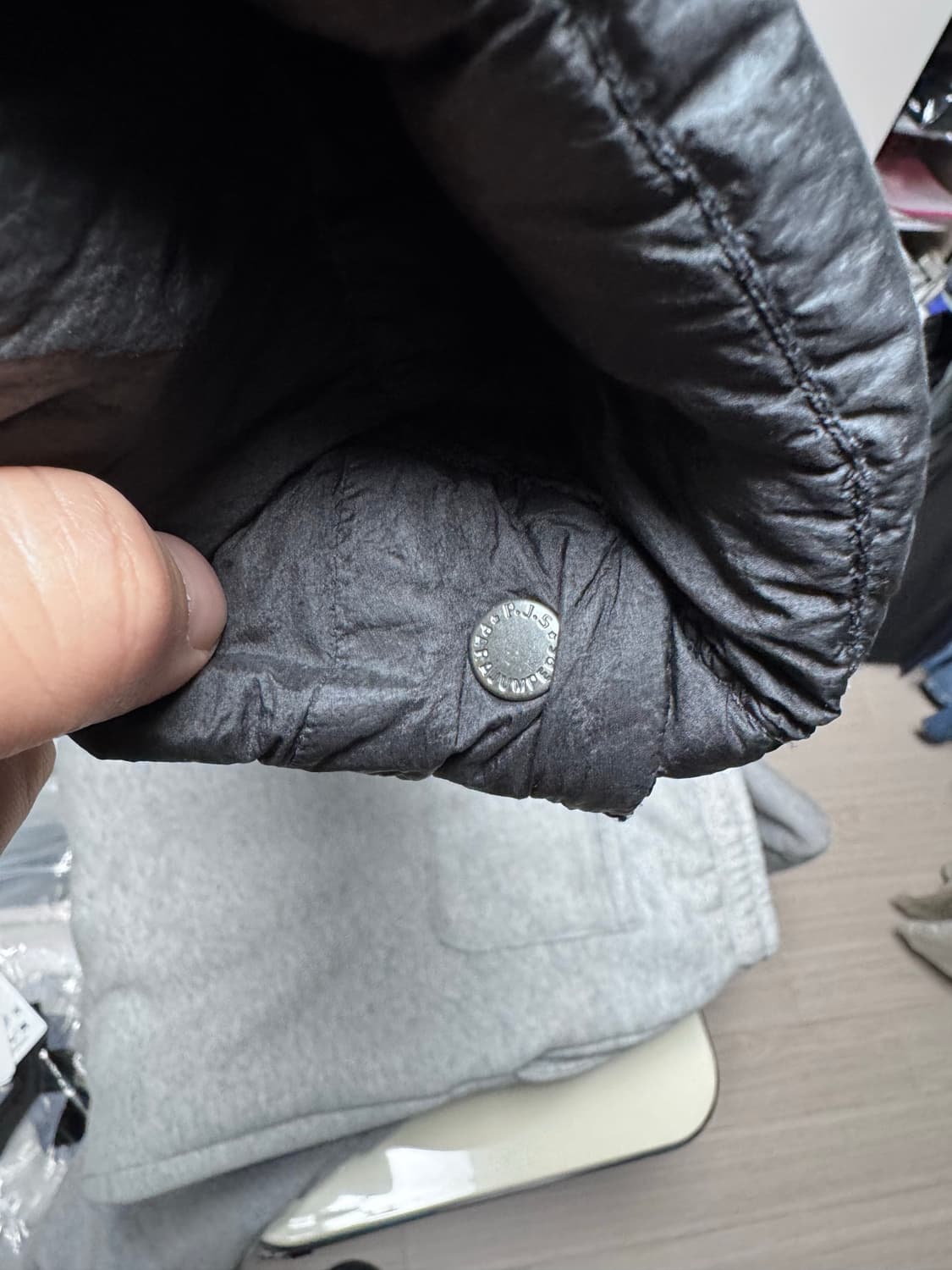 파라점퍼스 링 다운 자켓 블랙 - 23FW 상품이미지7