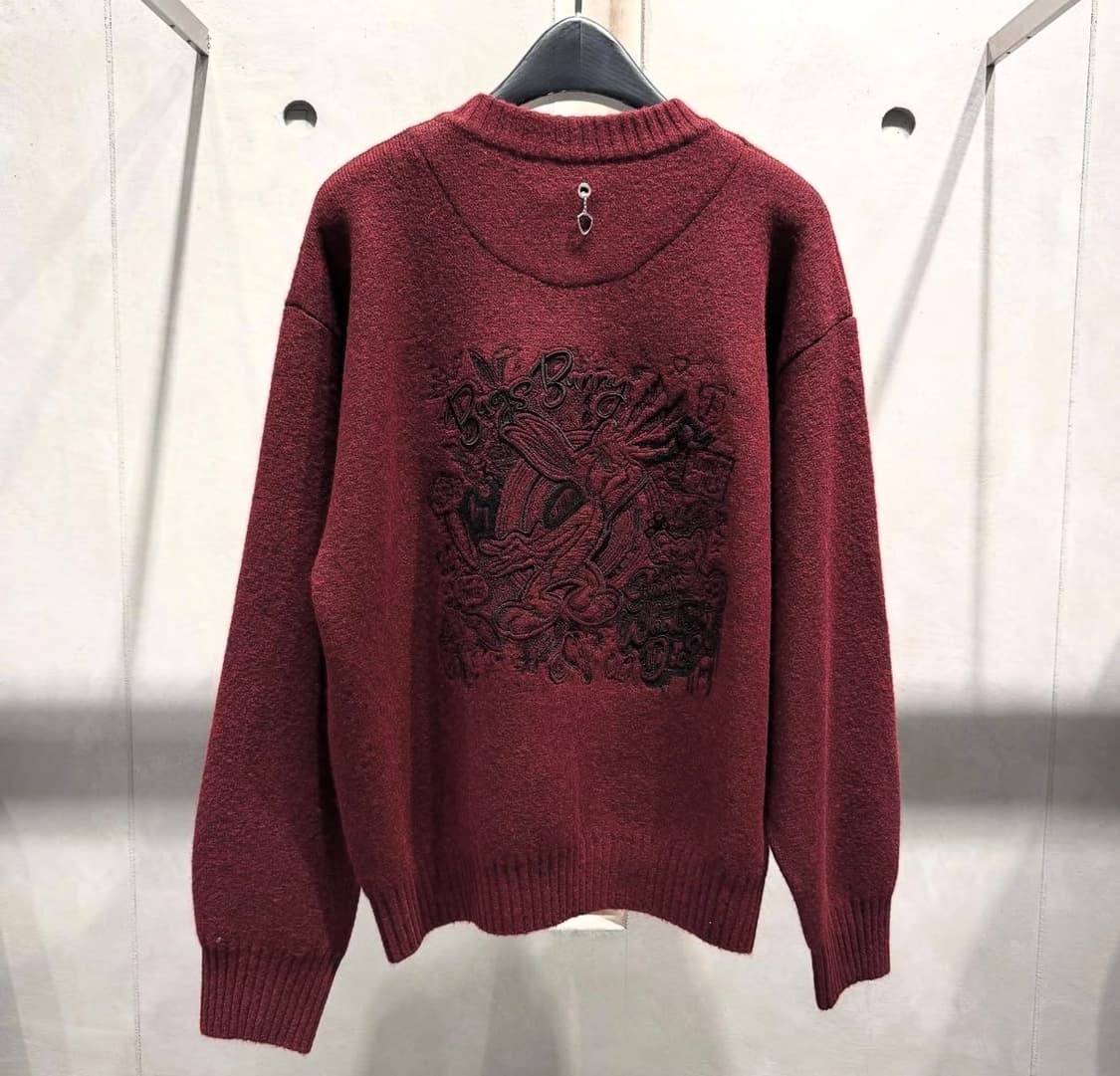 송지오옴므 24fw 홀리데이컬렉션 벅스버니 엠브로이드 가디건 48 상품이미지1