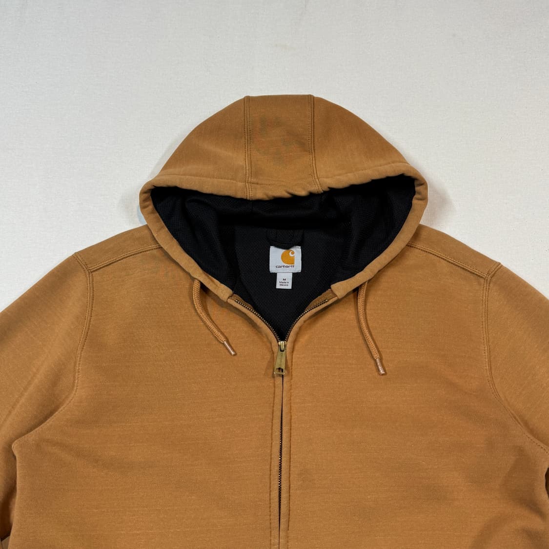 M) 칼하트 레인디펜더 워크웨어 써멀 후드집업 브라운 상품이미지3