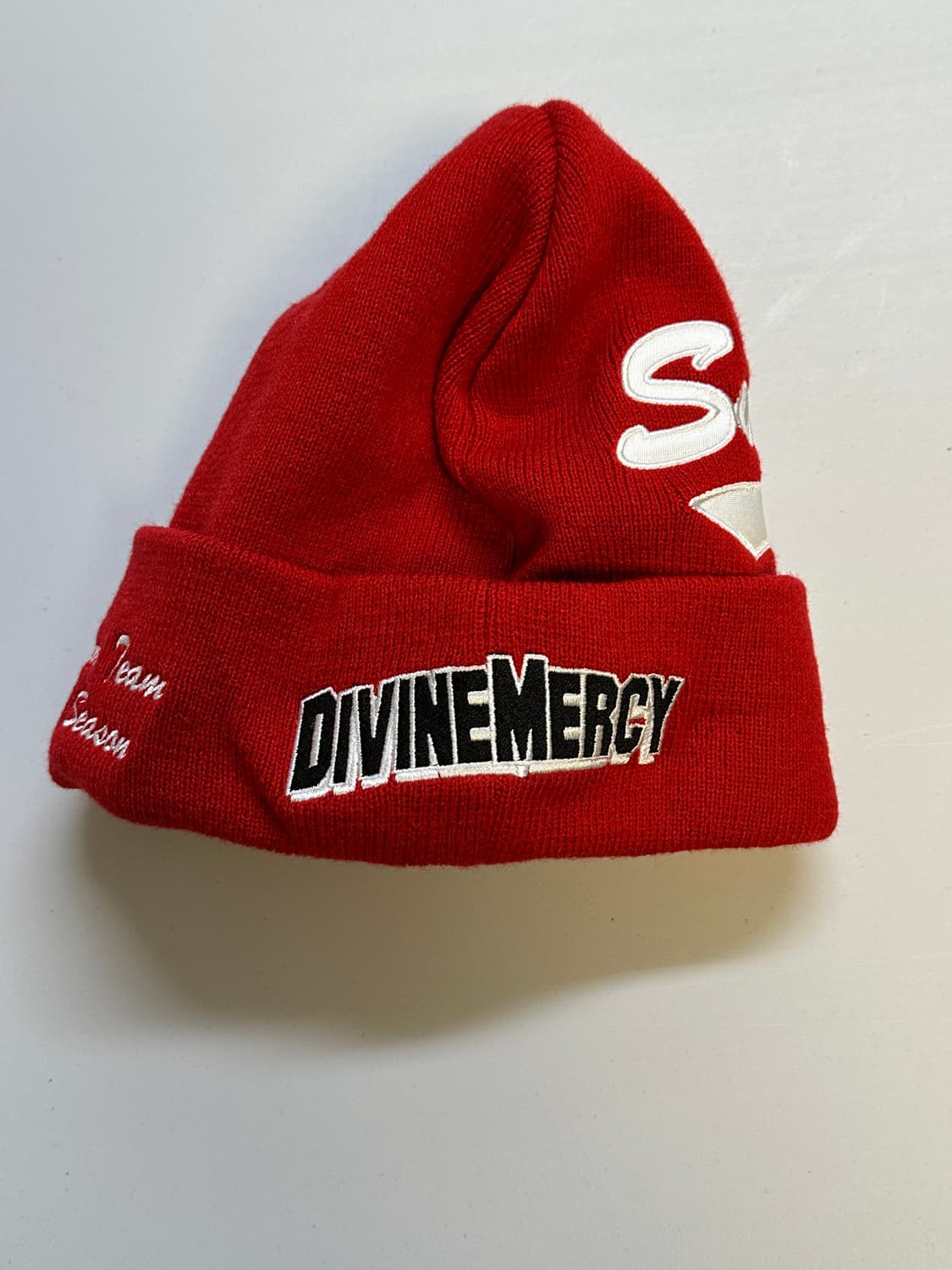 슈프림 뉴에라 살베이션 비니 레드 24SS 상품이미지3