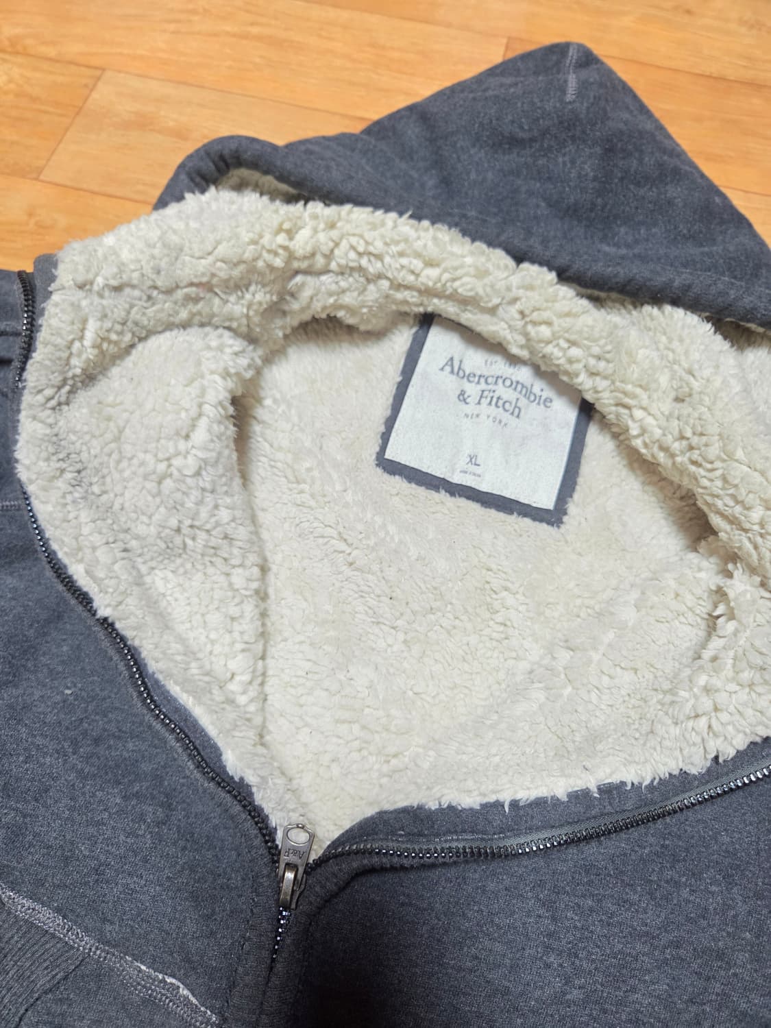 아베크롬비 차콜후드집업 상품이미지5