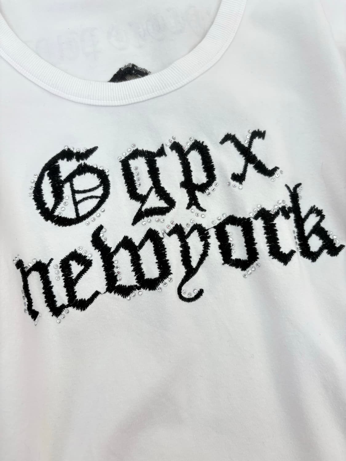 시스루 십자가 롱슬리브 상품이미지2