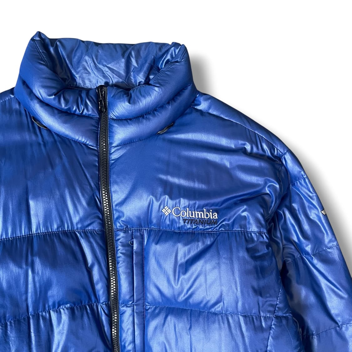 컬럼비아 pertex 구스다운 블루 패딩 XL 상품이미지3