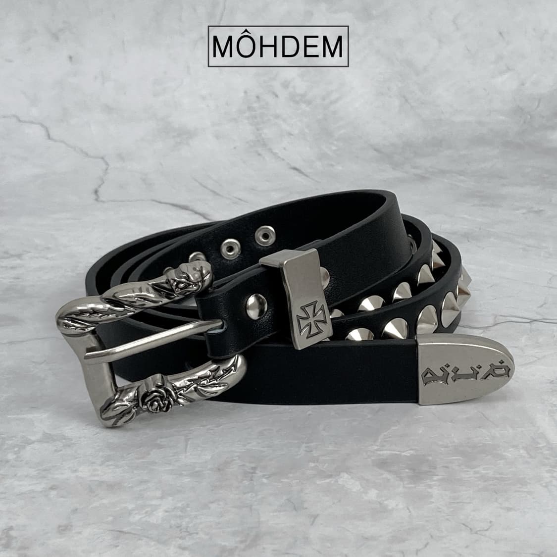 [Unisex] 데빌 웨스턴 스터드 벨트 상품이미지1