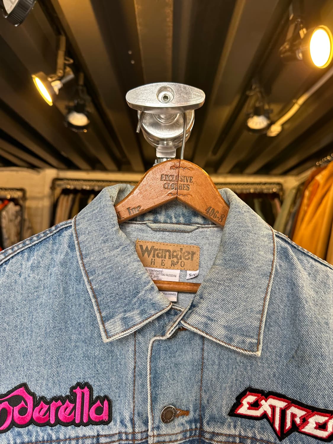 랭글러 패치워크 커스텀 데님 트러커 자켓 상품이미지3