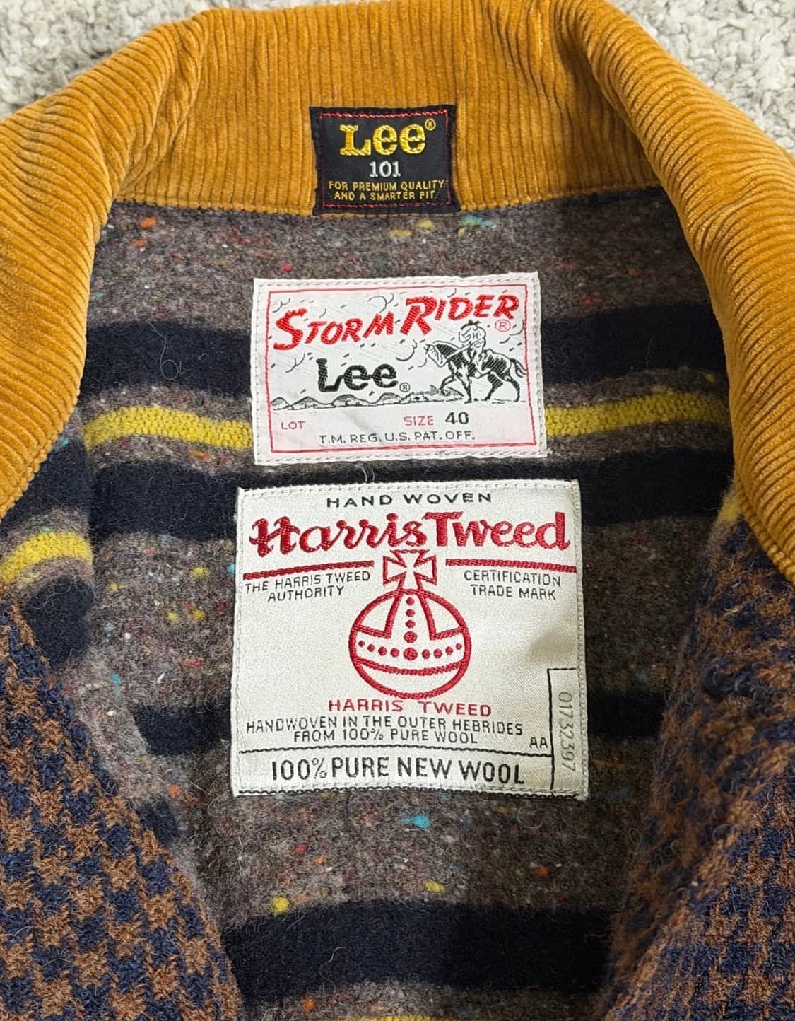 Lee 스톰라이더 해리스 트위드 자켓 상품이미지8