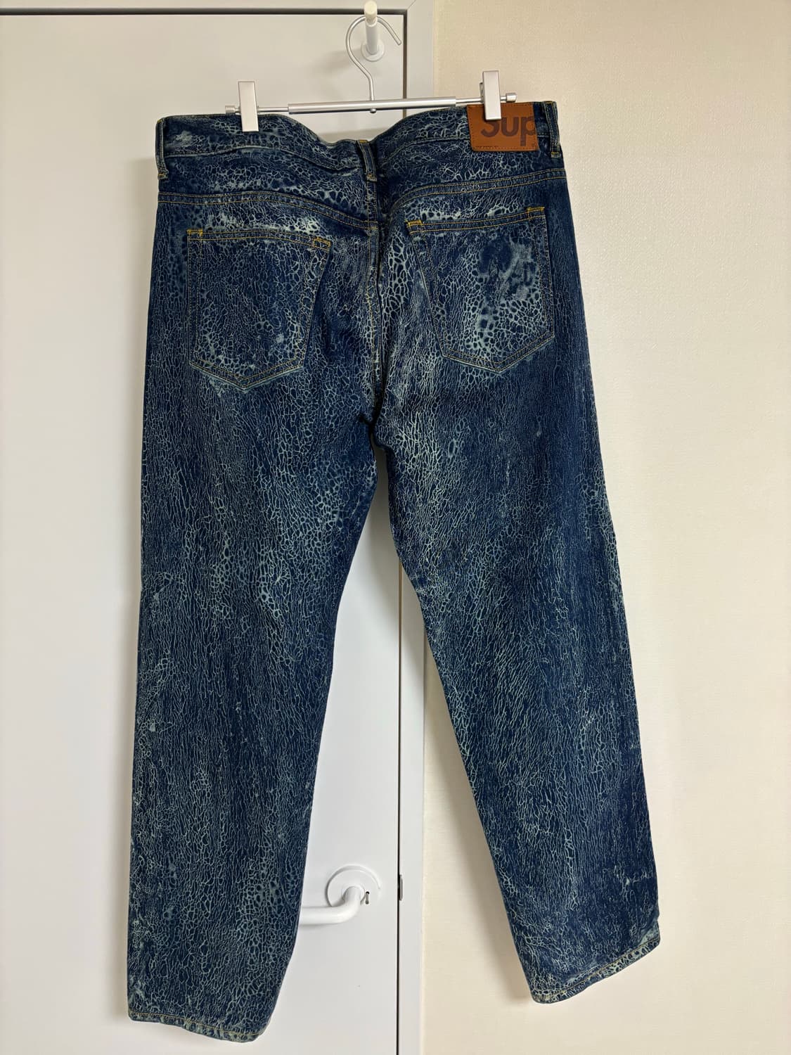 슈프림 23FW 크랙클 데님 셋업 (자켓,팬츠) 상품이미지10