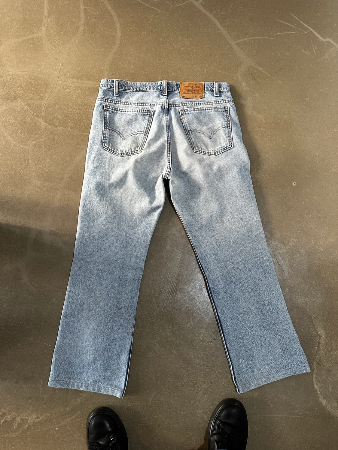 90s Levis 517 USA 오렌지탭 데님 팬츠 usa 상품이미지2