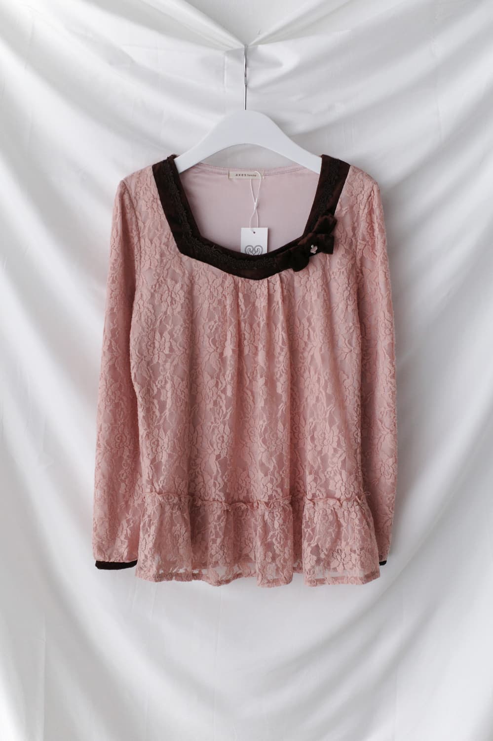 axes femme) lace long sleeve 상품이미지1