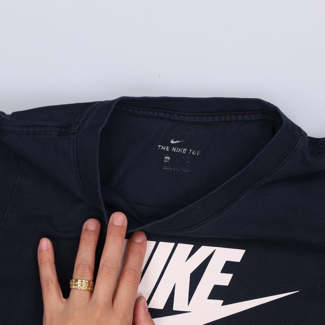 80 나이키 여성 빅로고 반팔티 0325H1 상품이미지3