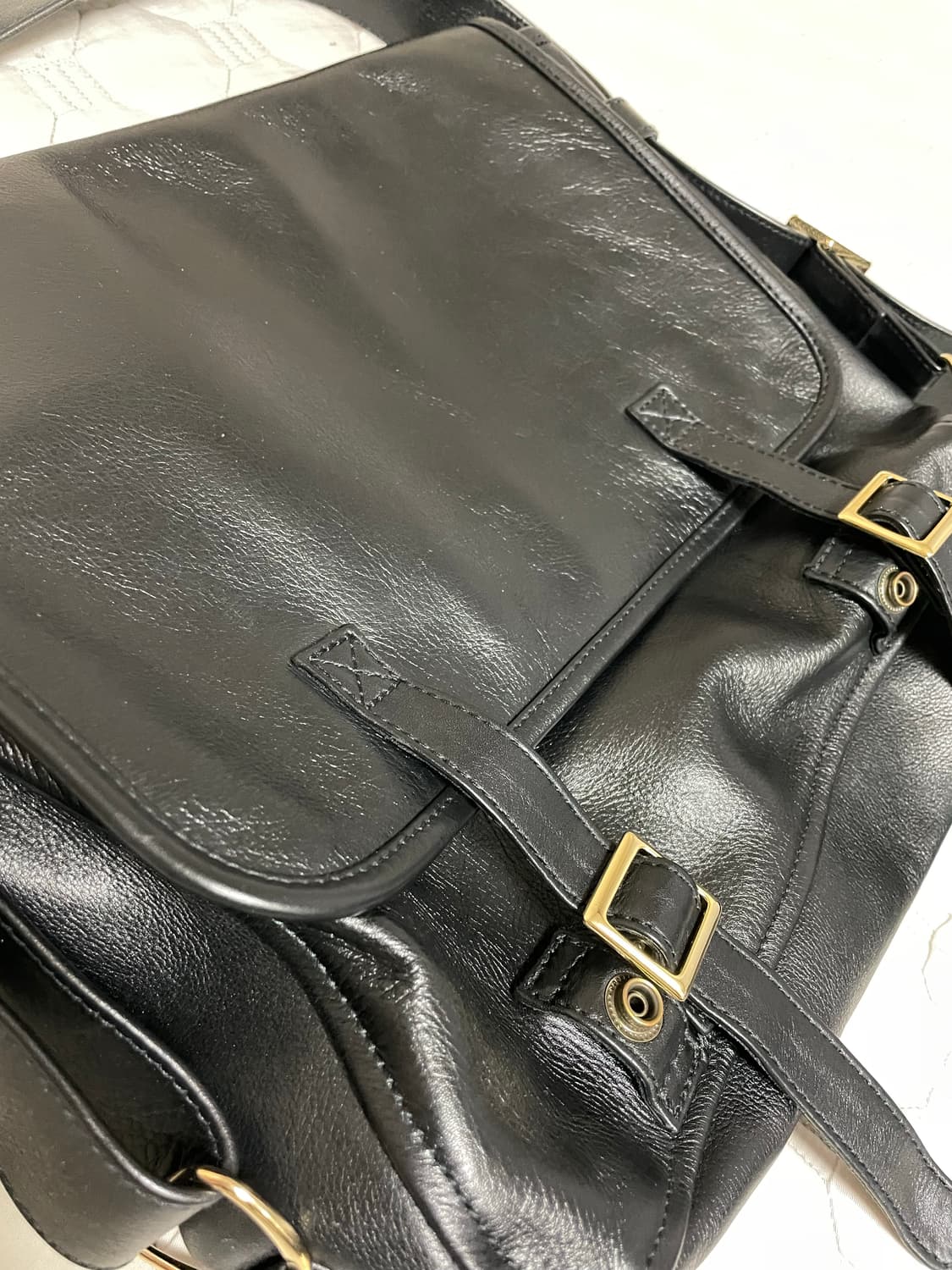 ccu 레더백 블랙 카우스킨 상품이미지2