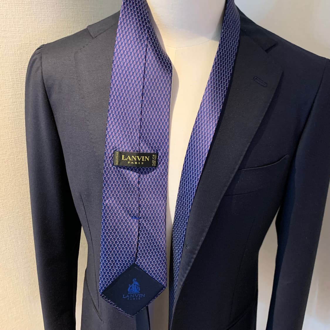 랑방(LANVIN) 명품 100실크 최상급 클래식 정장넥타이 A+ 상품이미지2
