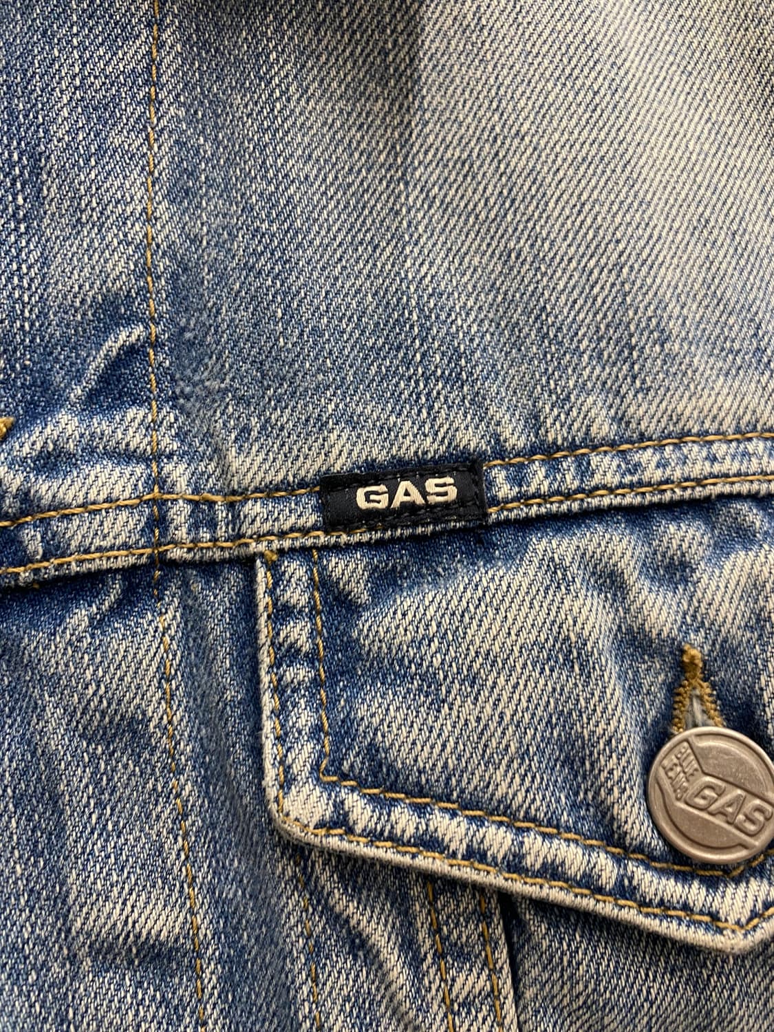 [L] GAS Jeans 빈티지 데님 트러커 자켓 상품이미지4