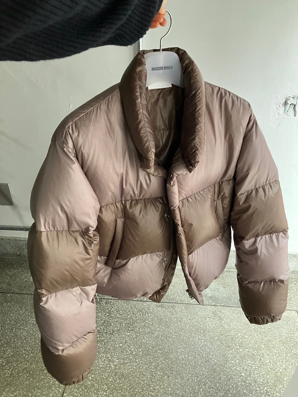 스탠드얼론 투톤 패딩 상품이미지1