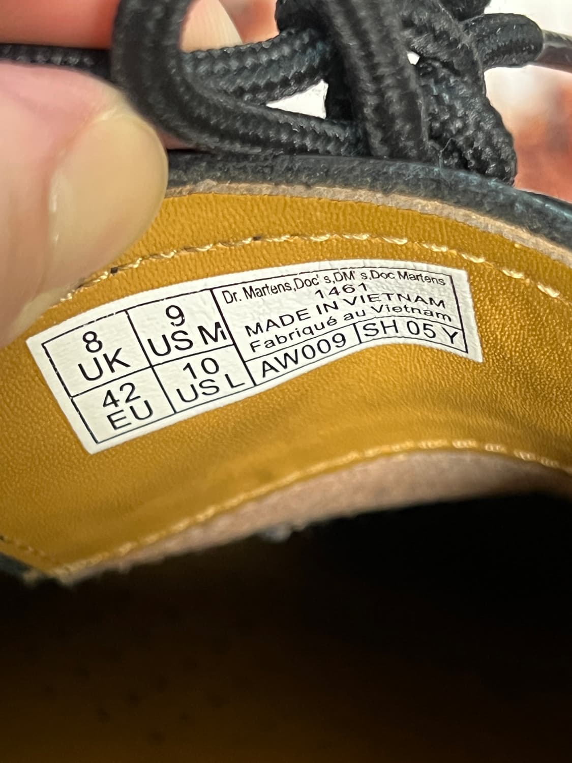 닥터마틴 1461 3홀 로퍼 스무스 블랙 42(270) 상품이미지8