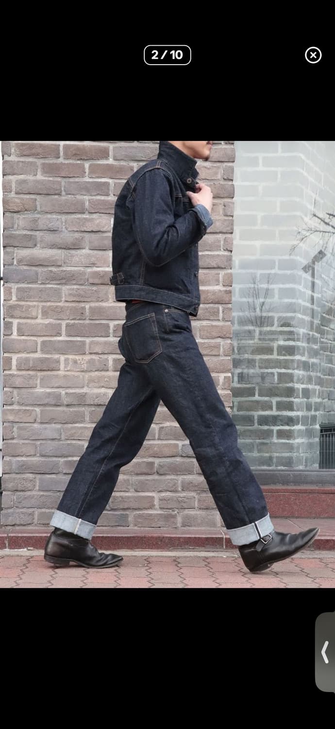 블랙사인 14oz bs denim pants 상품이미지2