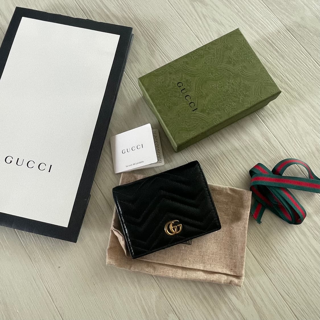 [풀박스] 구찌 GG 마몽 마틀라세 반지갑 중지갑 팔아요 상품이미지1