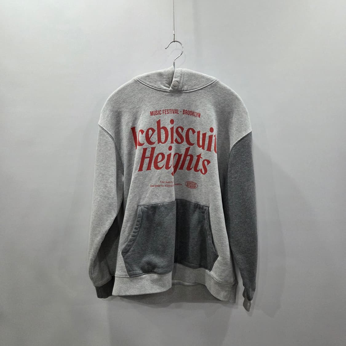 아이스비스킷 프린팅 후드티 165 상품이미지1