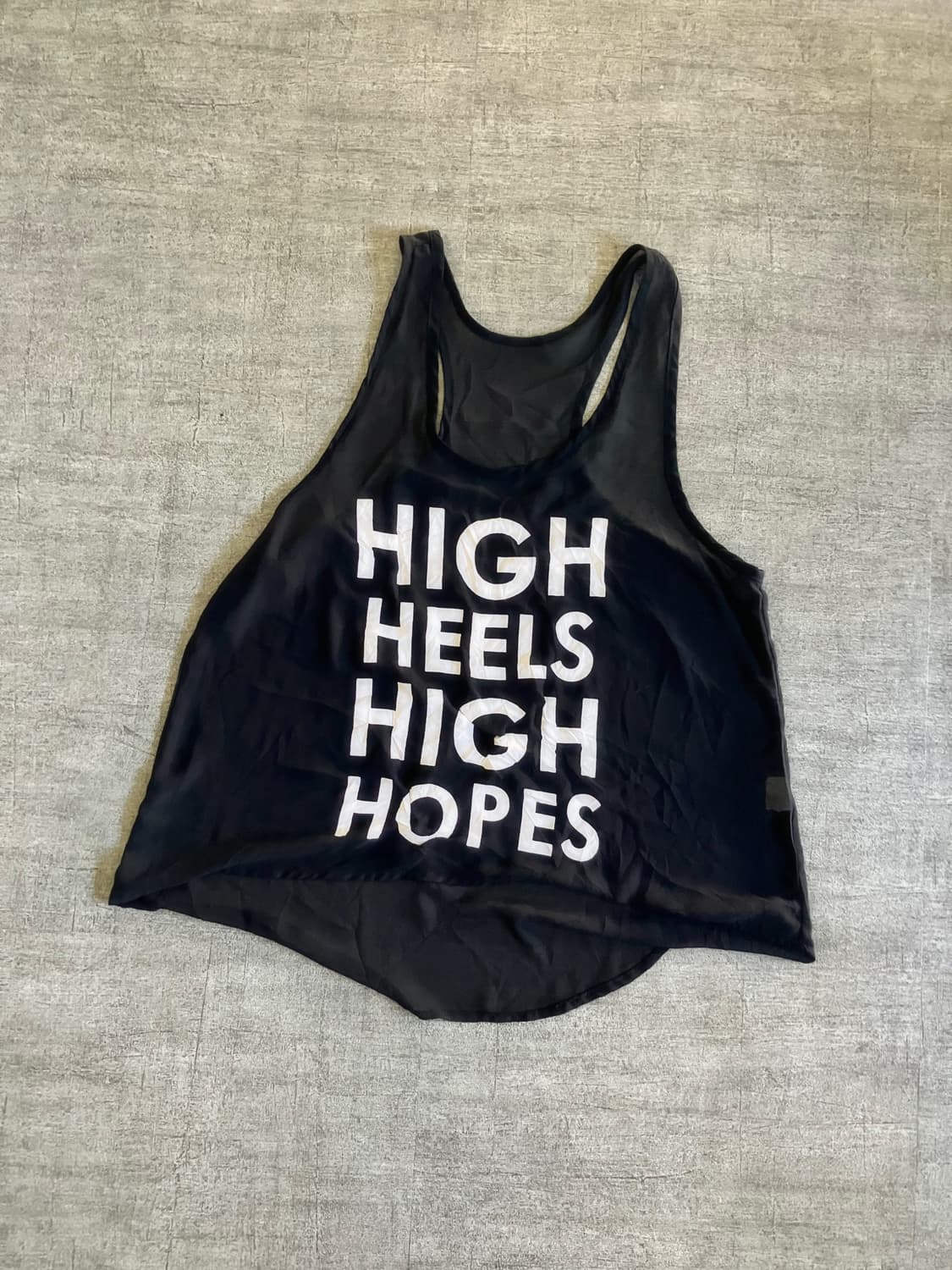 일본빈티지 High Hope 핀터깔y2k 썸머 슬리브리스 나시탑 상품이미지1