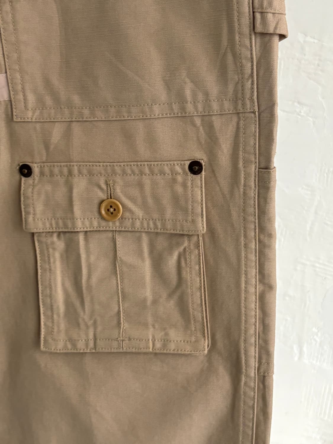 Karl Helmut 칼헬무트 핑크하우스 베이지 패치 카펜터 팬츠 상품이미지4