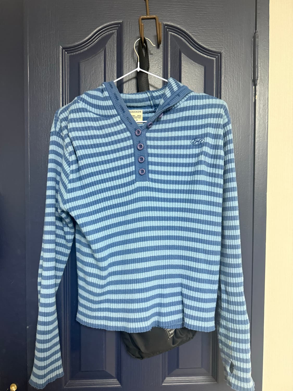 시눈 후디드 니트 탑  상품이미지2