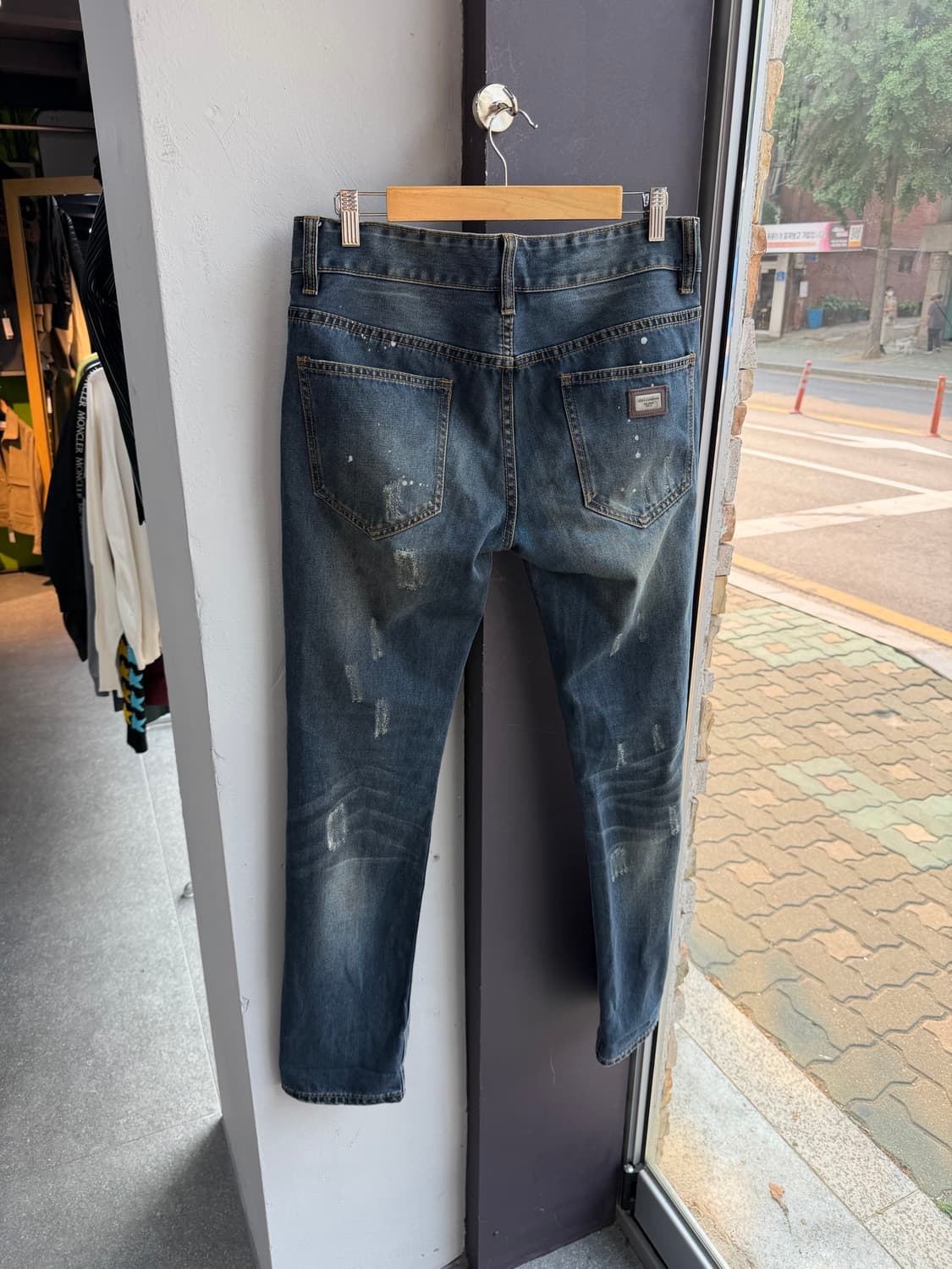 32/ 돌체앤가바나 페인팅 워싱 데님팬츠 상품이미지8