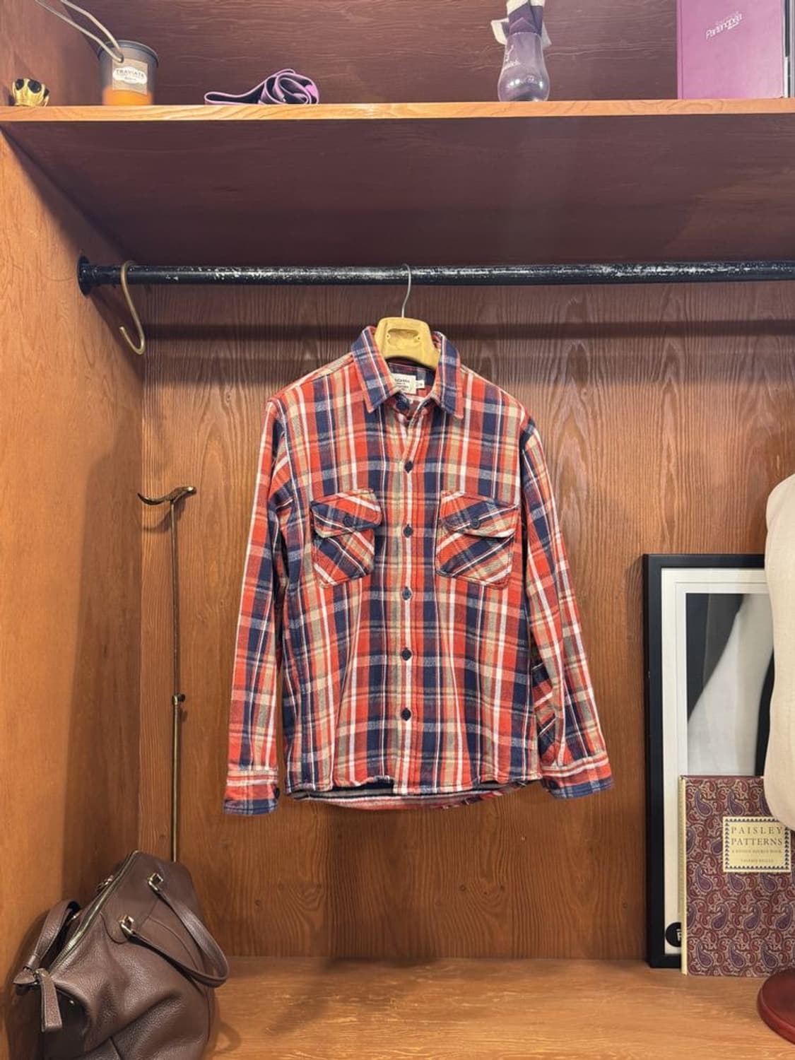 ALCARZA 헤비 플란넬 셔츠 상품이미지1