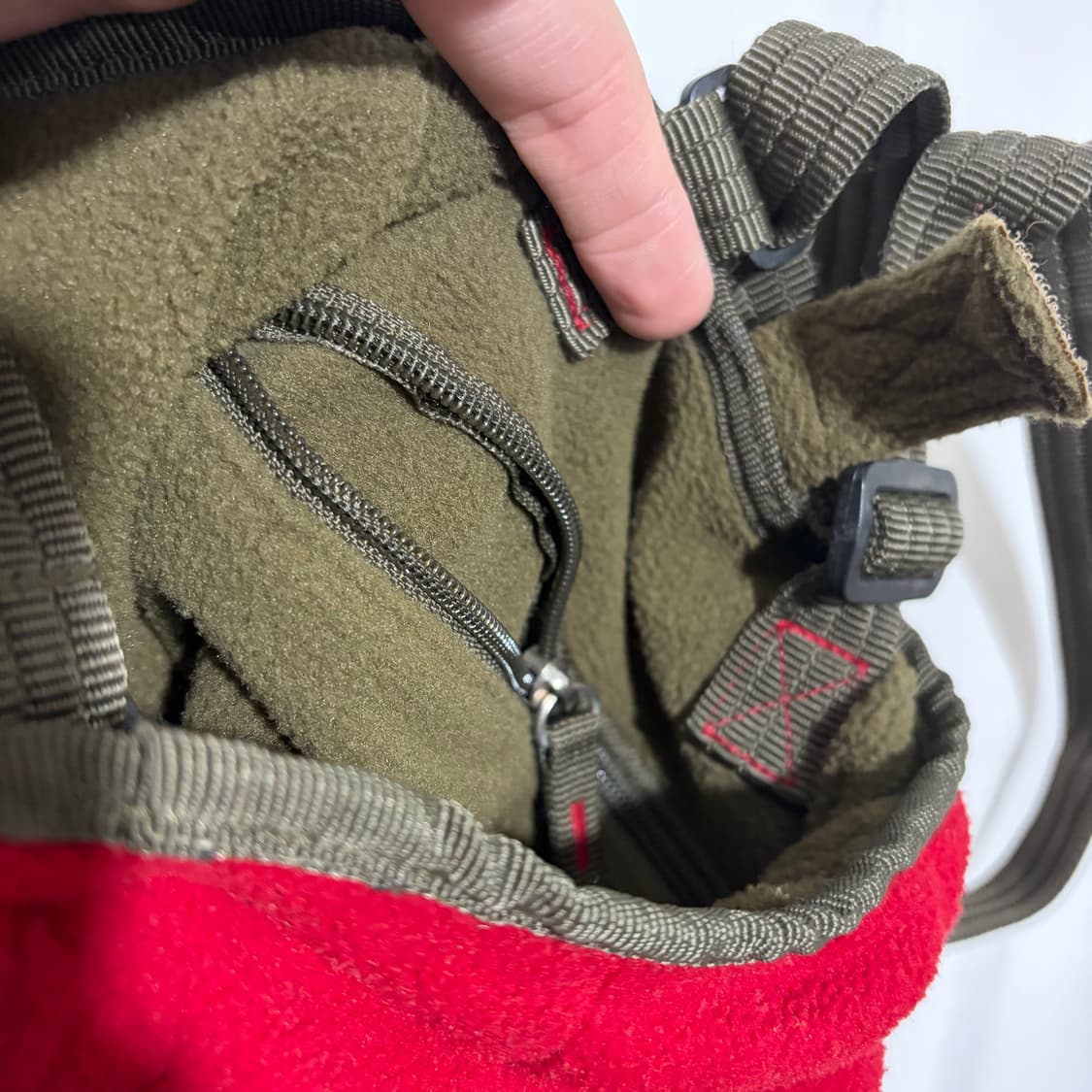 올드 유니클로 리버시블 후리스 백 상품이미지5