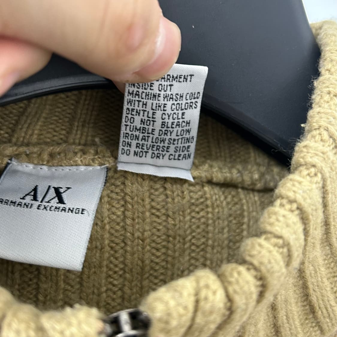 아르마니 익스체인지 니트 집업 자켓 상품이미지9