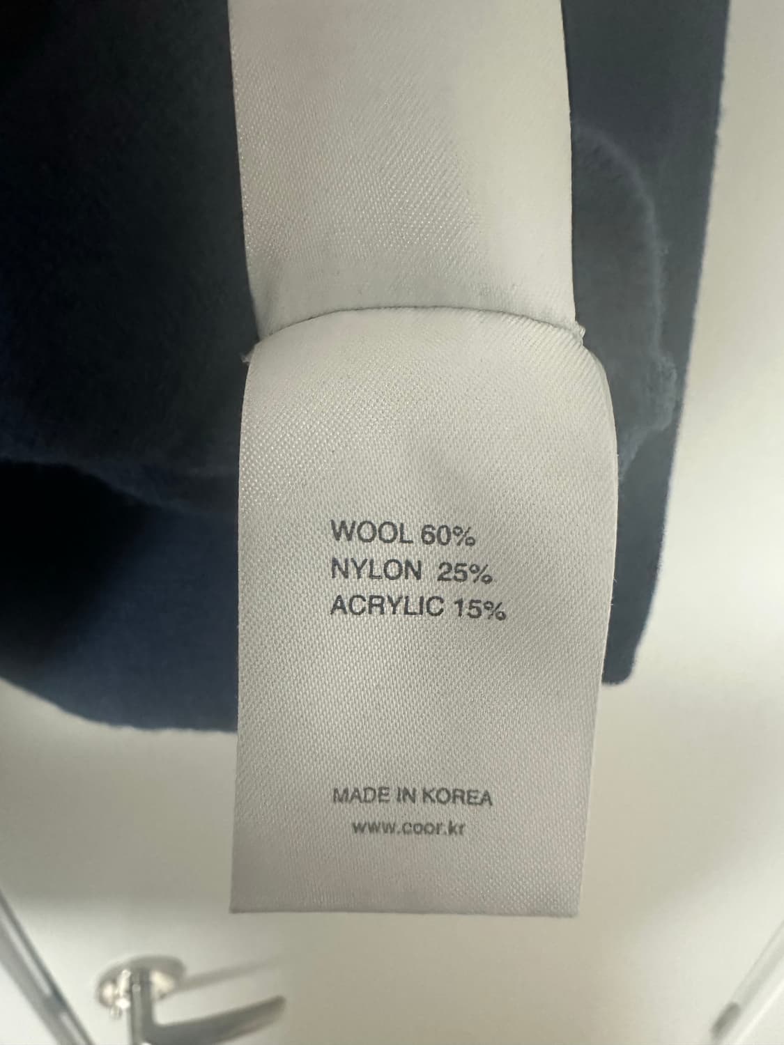쿠어 울 니트(네이비) XL 판매 상품이미지4