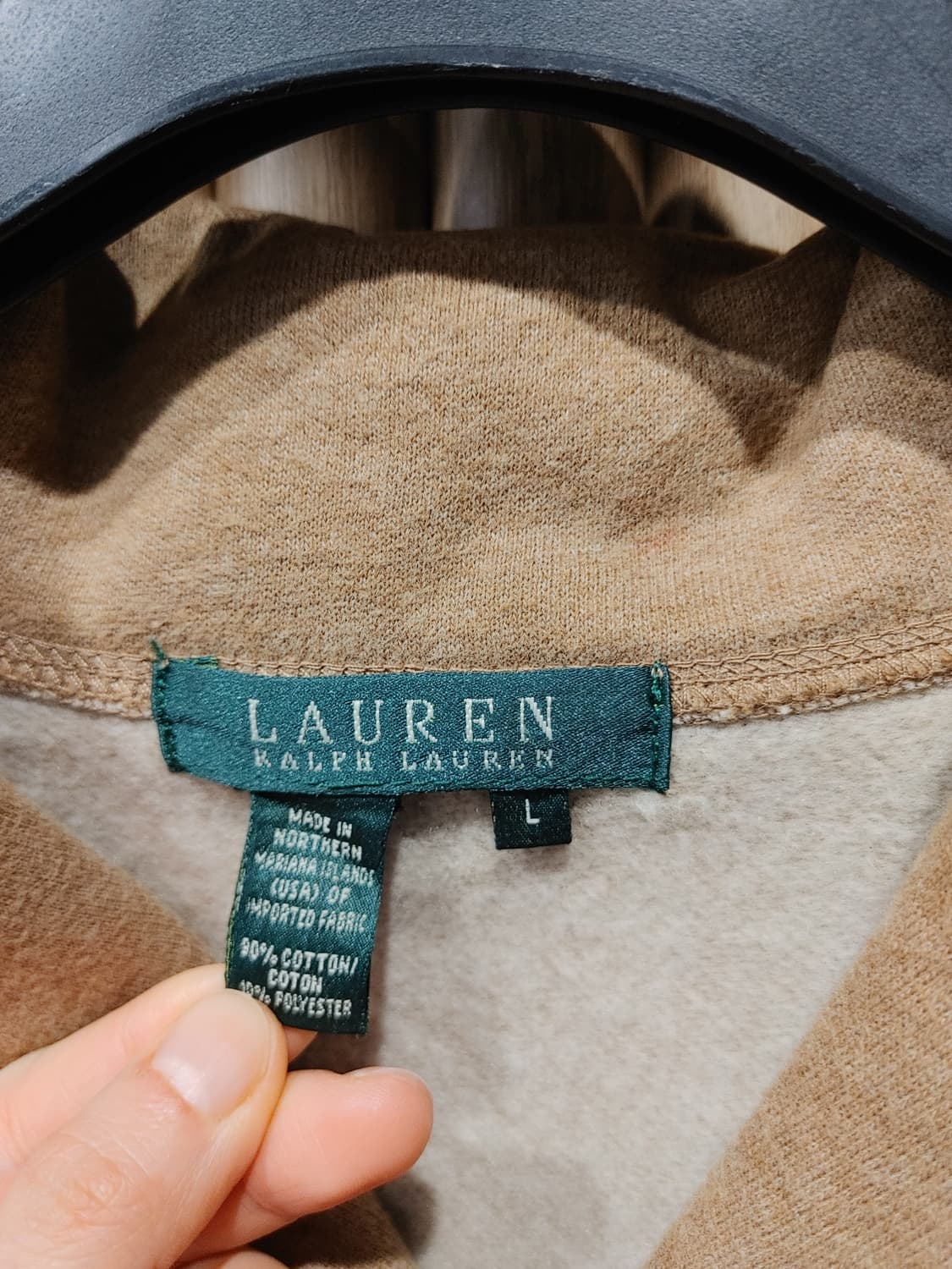 무배) 랄프로렌 숄 가디건- L 상품이미지5