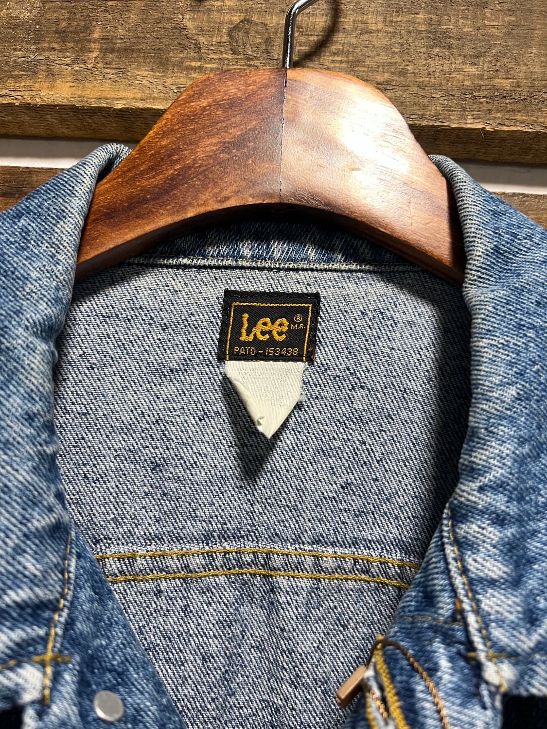 [L]90's Lee 리 빈티지 워싱 데님 트러커 자켓 상품이미지2