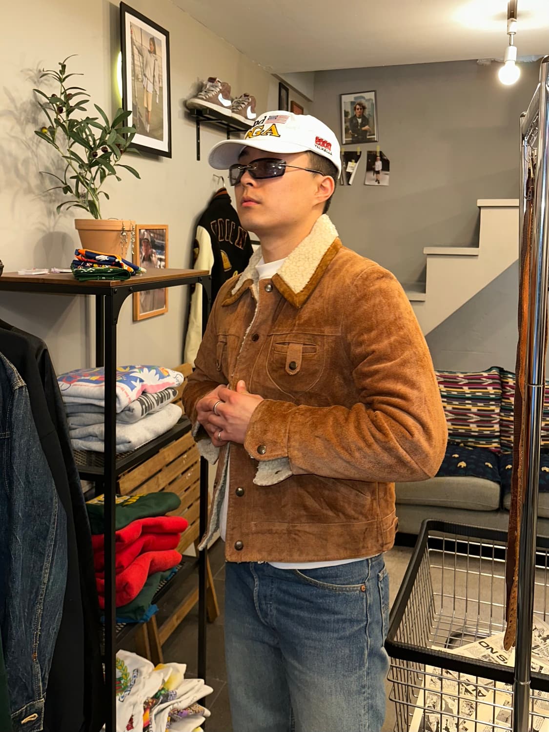 80-90’s American genuine leather jacket 상품이미지2