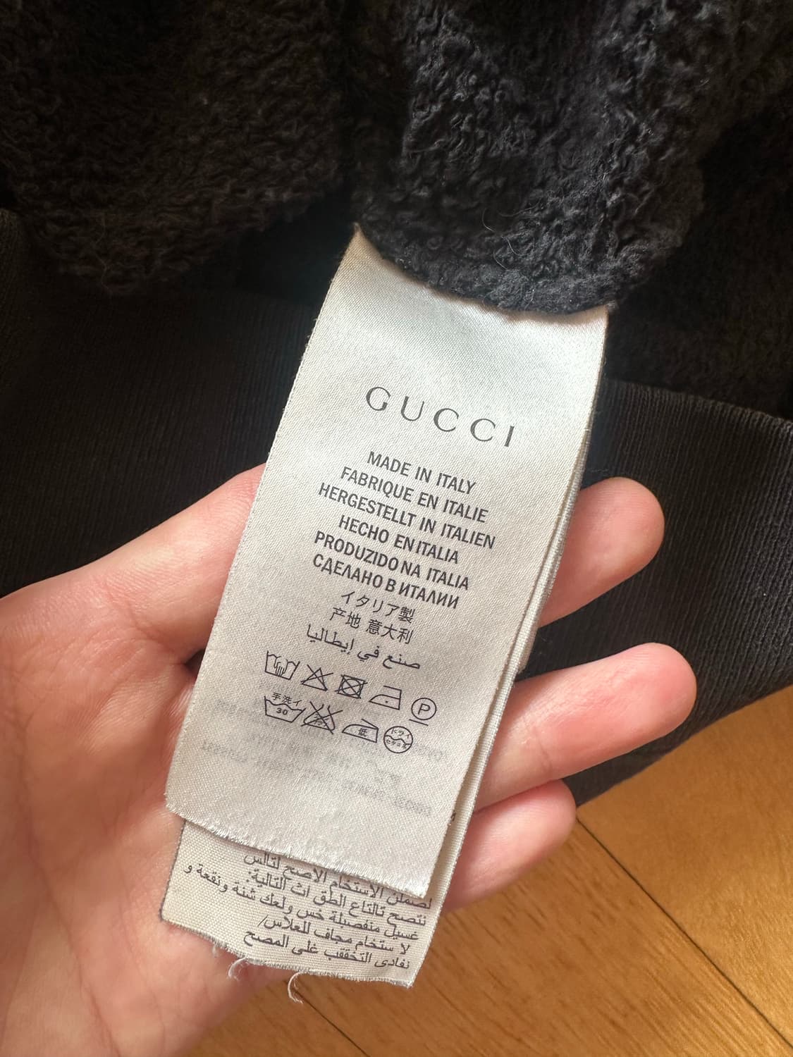 구찌 빈티지 박스로고 맨투맨 상품이미지4