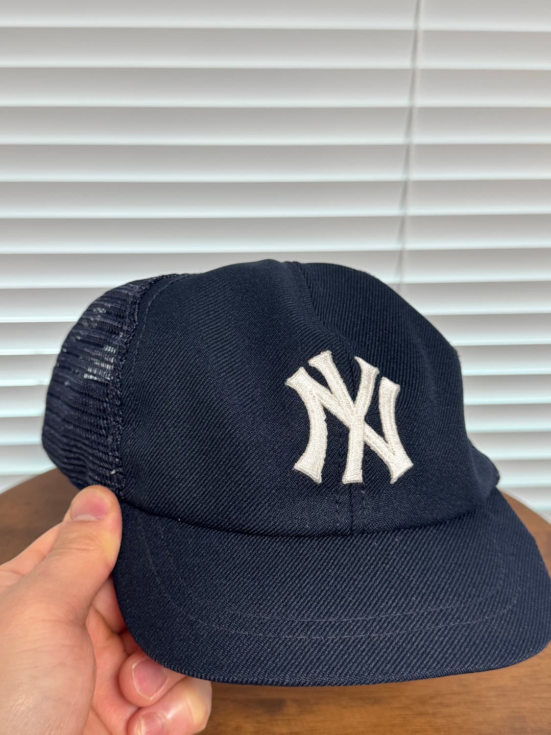90s 뉴욕 양키즈 트러커 햇 usa made (키즈 사이즈) 상품이미지1