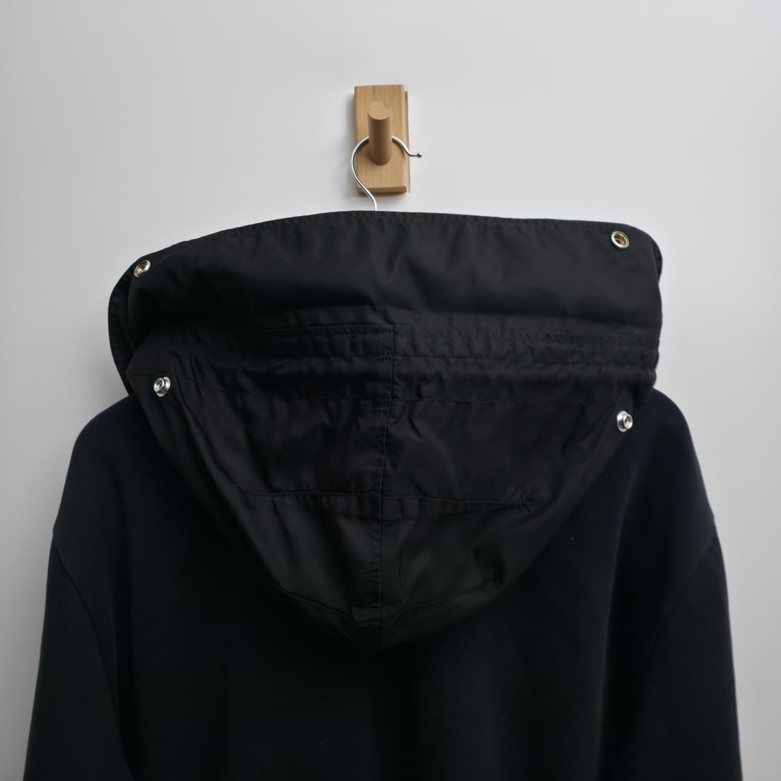 [L] 디젤 로고 블랙 후드집업 상품이미지6