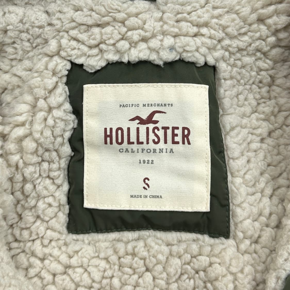 홀리스터 카키 후드 항공점퍼 상품이미지4