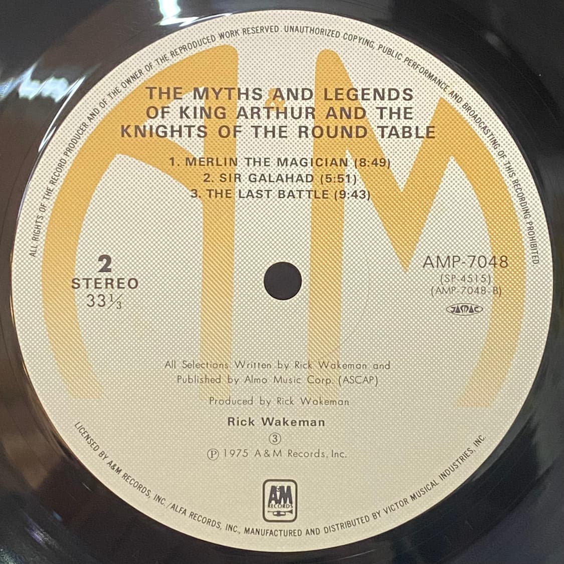 (LP-초민트시리즈) Rick Wakeman - The Myths And 상품이미지5