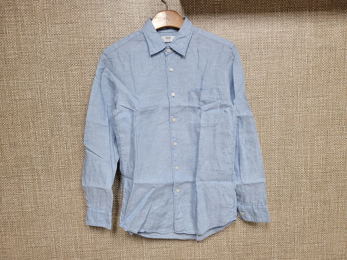 S사이즈 유니클로 린넨 셔츠 상품이미지1