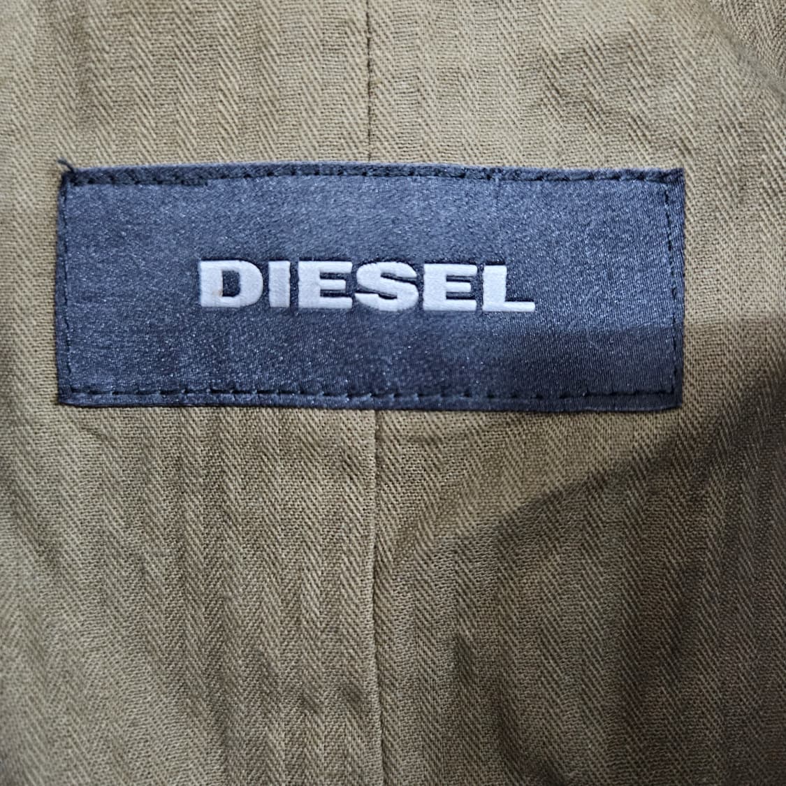 DIESEL 디젤 카키 암 포켓 더블 숏코트 상품이미지3